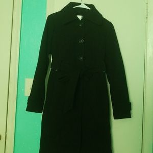Maternity wool coat